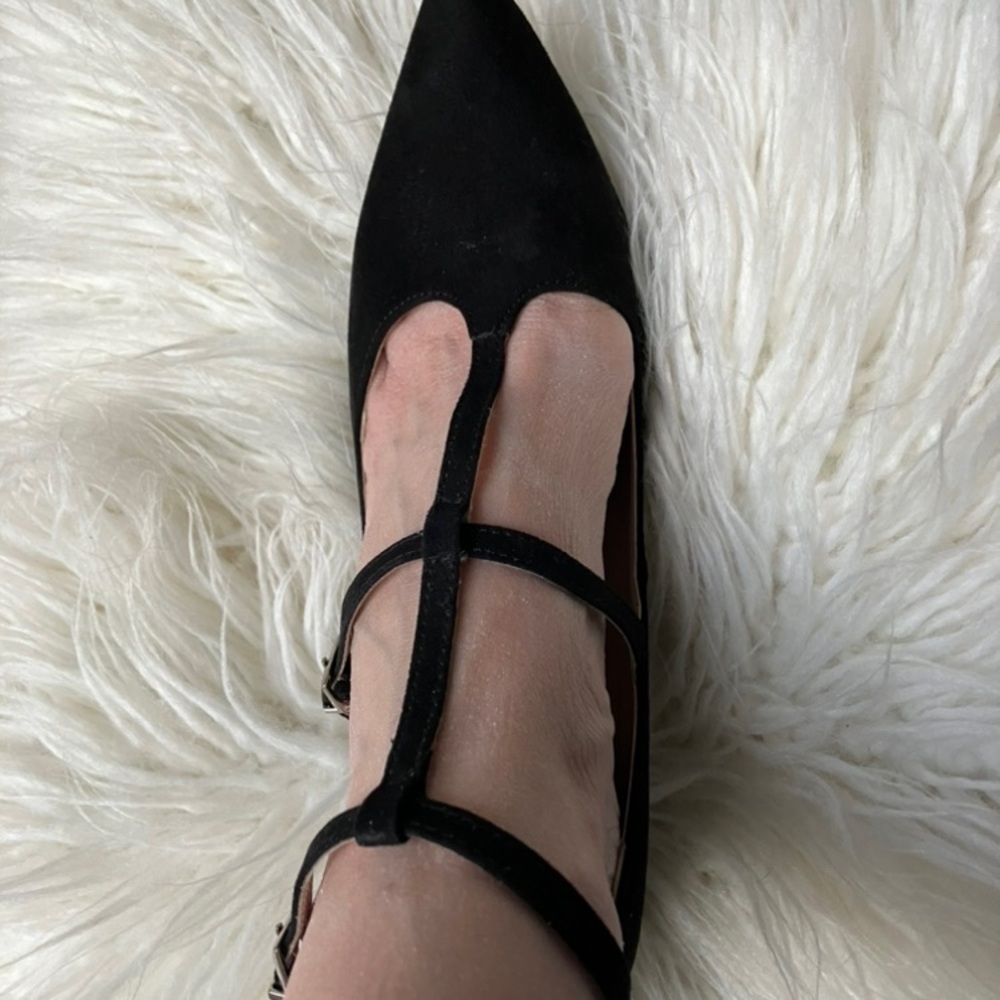 Womens Zara Basic Collection Elegant Stiletto Bla… - image 1